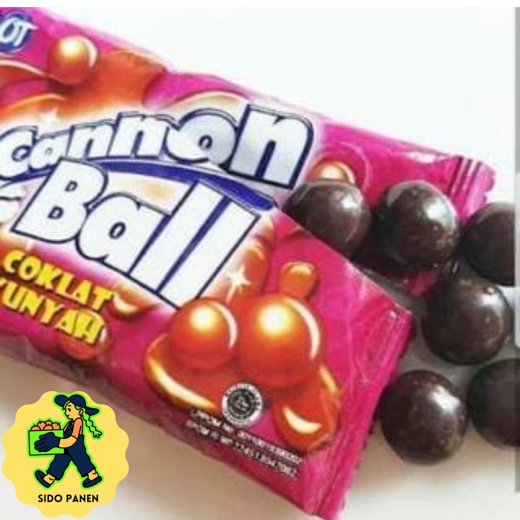 

CANNON BALL COKLAT KUNYAH ISI 24X5,4 GRAM (BOX)