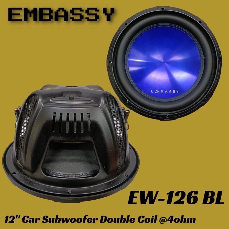 Subwoofer Embassy EW 126 Component Sub 12 inch