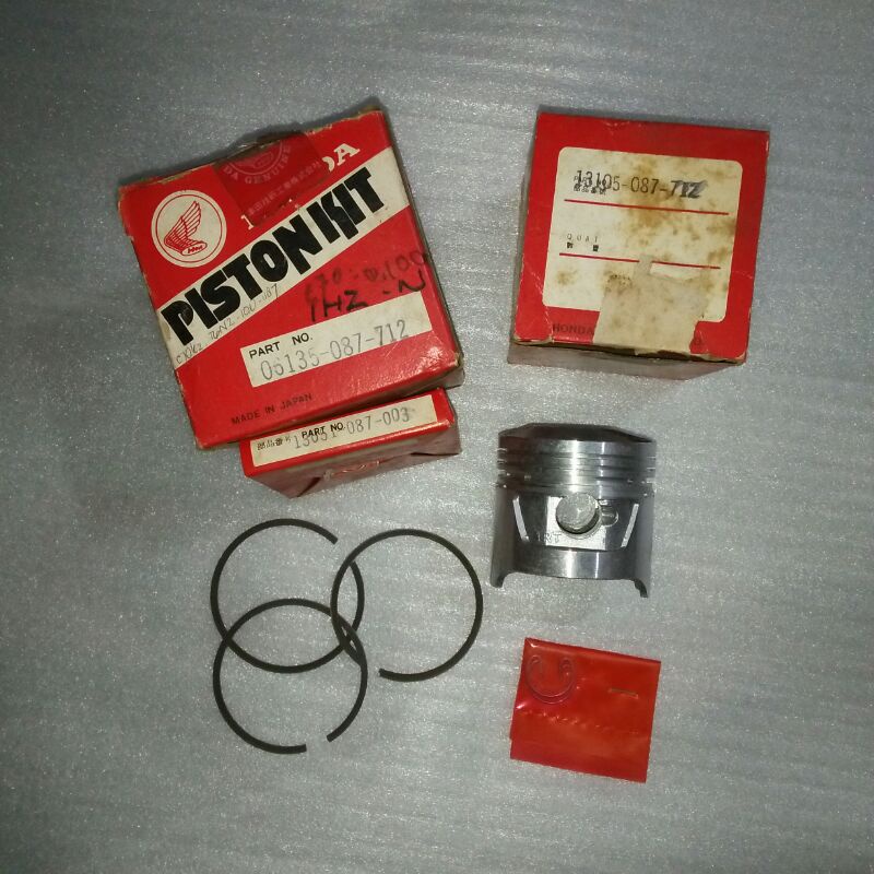 piston seker seher Honda C70 CT70 CL70 CL70 SL70 oversize 1.00 (ART lama) NOS ori HM Made in Japan