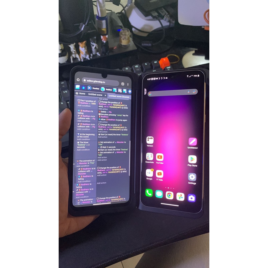 LG V60 ThinQ 5G Dual Screen Case Only Original