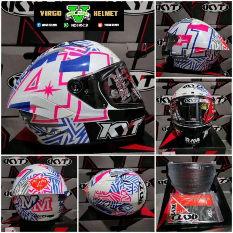 kyt nz race espargaro 2022 Whit sponsor100% Original kyt sni dot