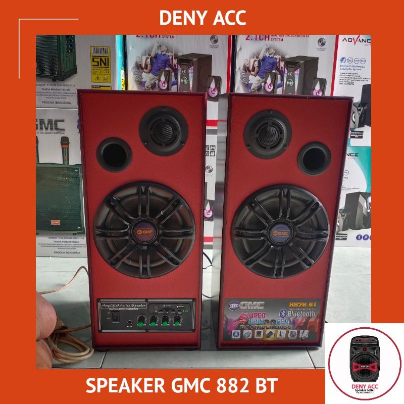 SPEAKER AKTIF BLUETOOTH GMC 882B KARAOKE