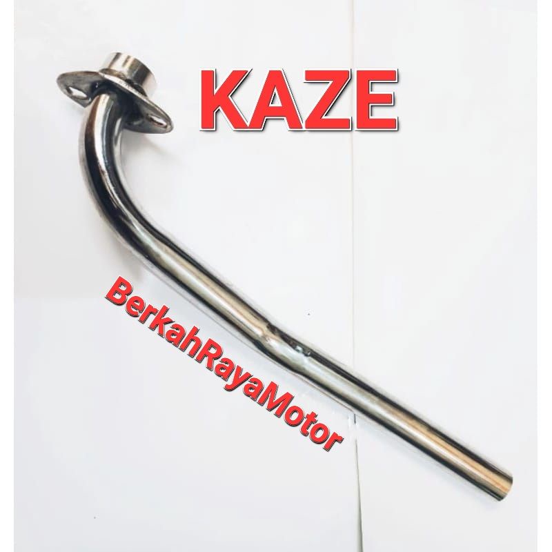 LEHER KNALPOT KENALPOT LEHERAN STANDAR KAZE ATHLETE KAZE ZX 130CC BEST QUALITY