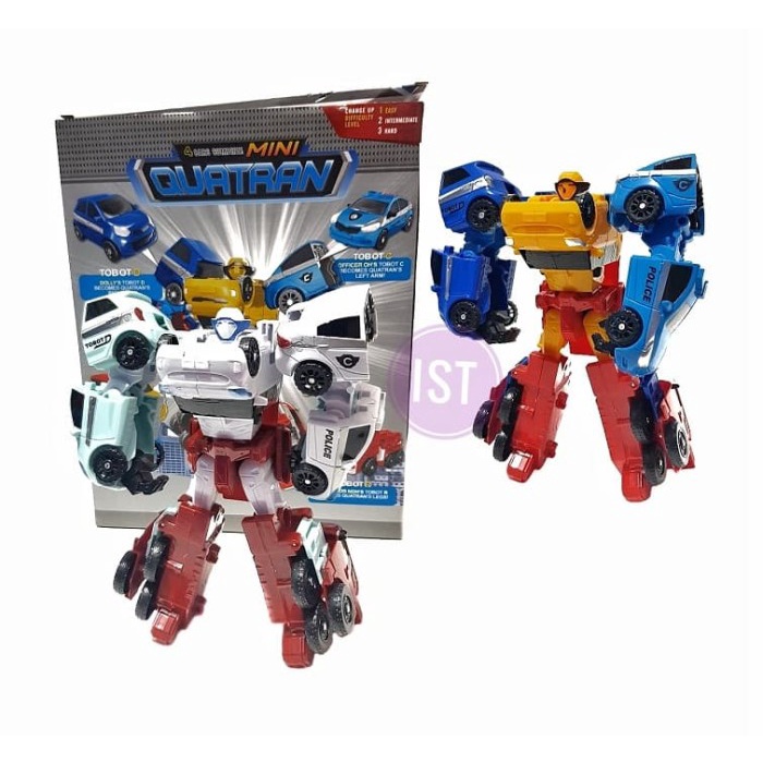 Tobot Quatran / Mainan Mini Tobot 4 pcs