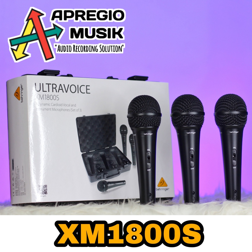 Behringer XM1800 XM1800s XM 1800 S Ultravoice Microphone isi 3