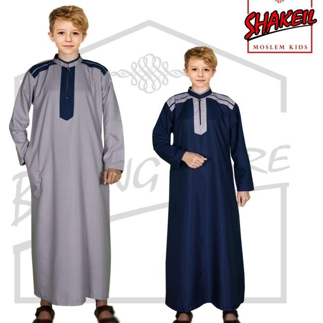baju gamis anak laki laki / jubah anak laki laki - Putih, 2