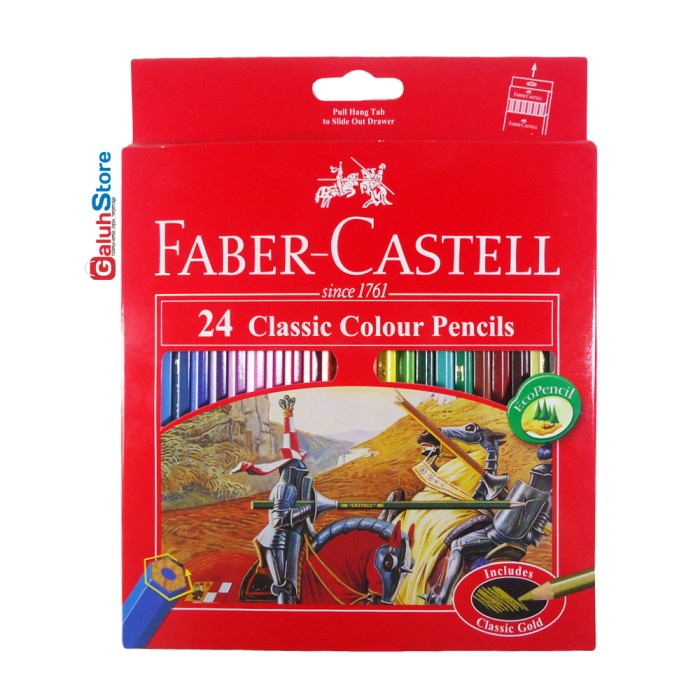 

[COD AKTIF] Faber-Castell Pensil Warna Classic 24 Warna