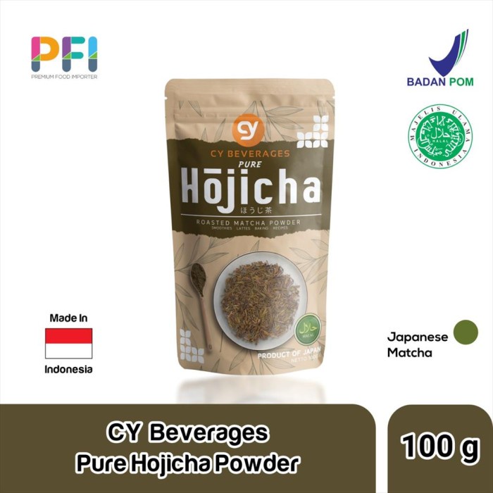 

TERBARU CY Pure Hojicha Roasted Matcha Powder 100g /TEH DIET/TEH PELANGSING/TEH HIJAU/TEH JATI