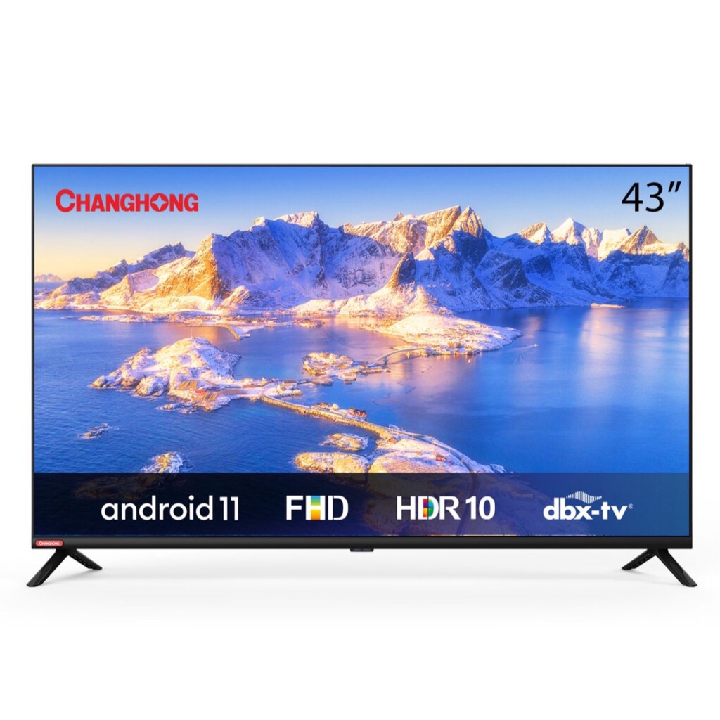 Changhong Led 43 Inch L43G7N Smart Android 11 TV - Smart TV - FHD