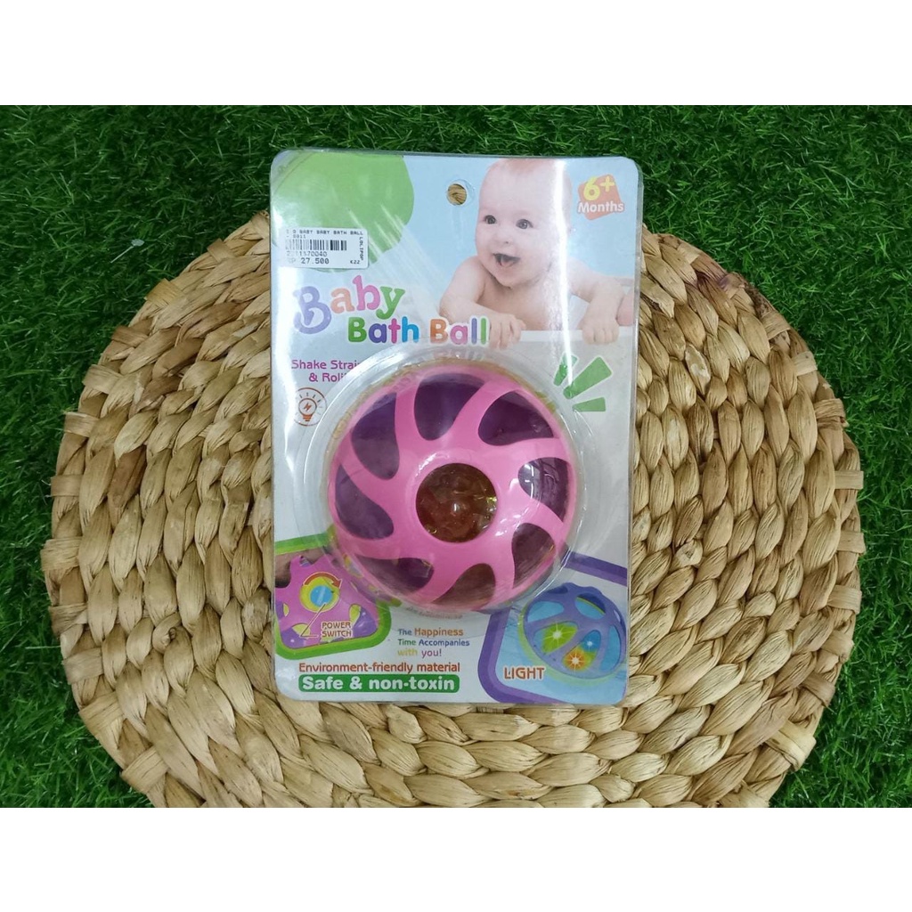 I.Q. BABY Mainan Bola untuk Bayi / Baby Bath Ball Rattle