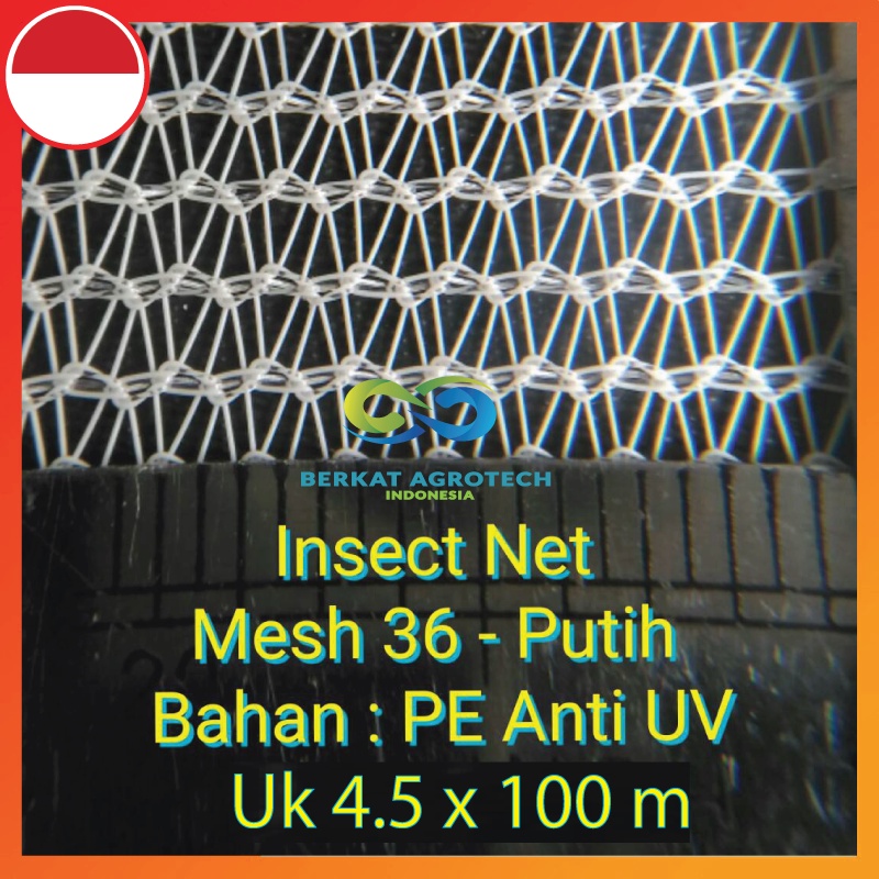 Insect Net / Screen Net mesh 36 / 4.5 x 100 m