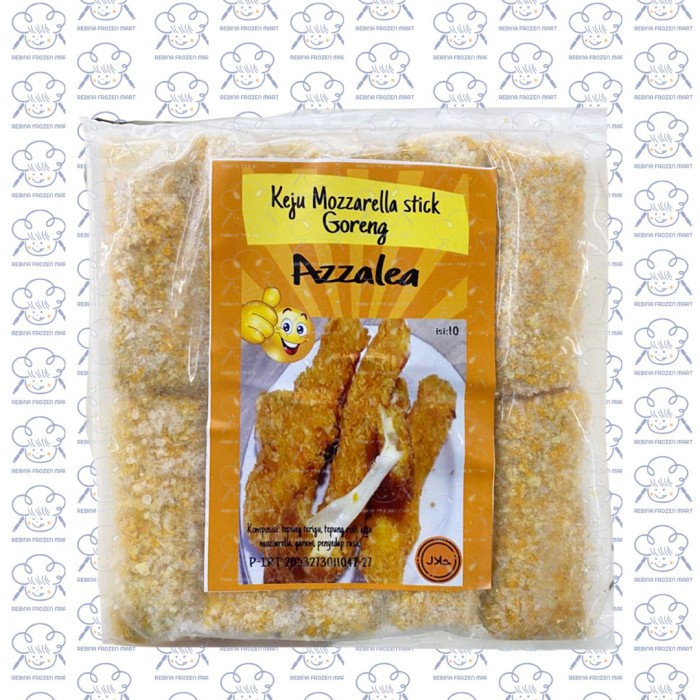 

AZZALEA KEJU MOZARELA STICK GORENG ISI 10