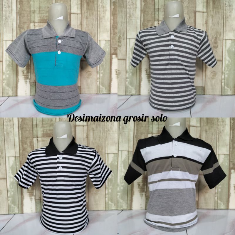 Kaos Krah Salur Anak S - XL/Motif Randoom.