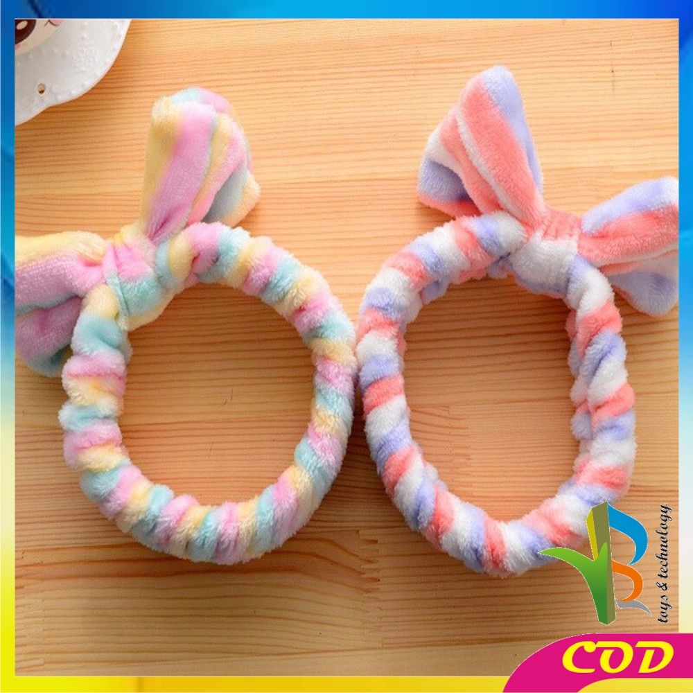 RB-C70 Bando Mandi Facial Headband Hairband Korea Model Pita Kelinci Kucing / Bandana Masker Wanita