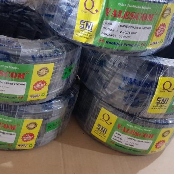 Kabel Serabut NYYHY 2x0.75 mm SNI / Kabel Serabut Hitam NYY HY 2x0,75