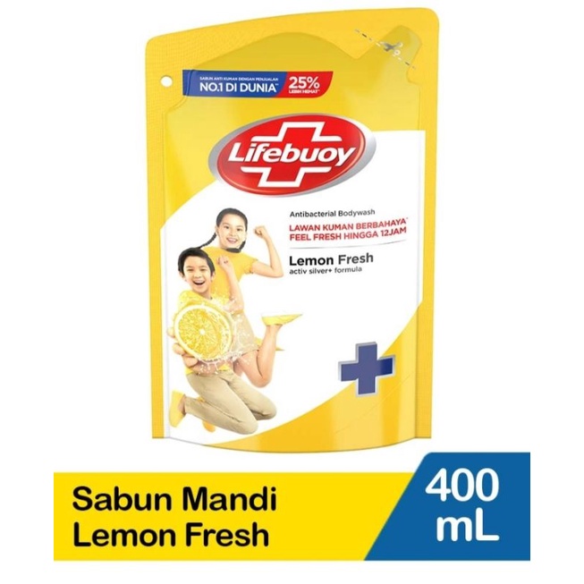 lifebuoy body wash sabun mandi 400ml