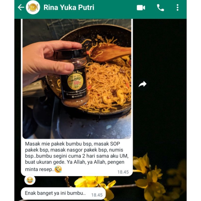 

Nafariz724 Bumbu Kuah Bakso Sultan Pangestu, Premium, Serbaguna, Tanpa Bahan Pengawet.