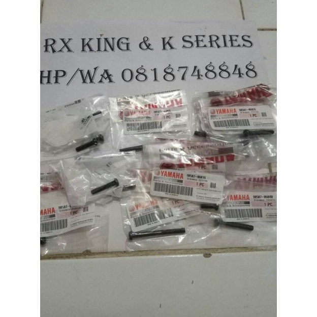 Baut mesin set rx king original