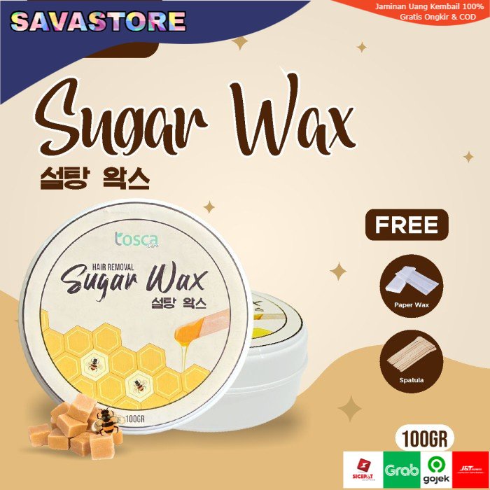 Sugar Waxing Kit Tosca Penghilang Ampuh Bulu Ketiak Bulu Kaki
