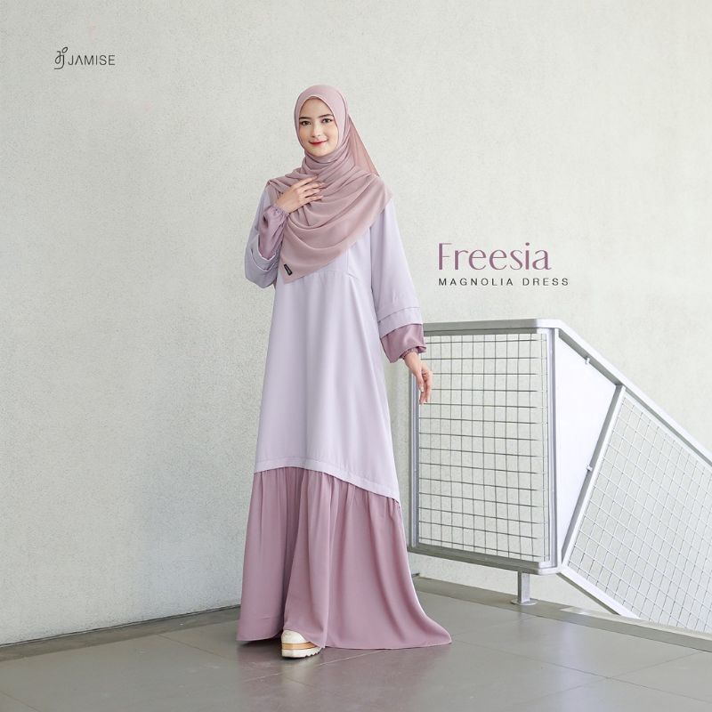 Magnolia dress Jamise syar'i preloved sz xs