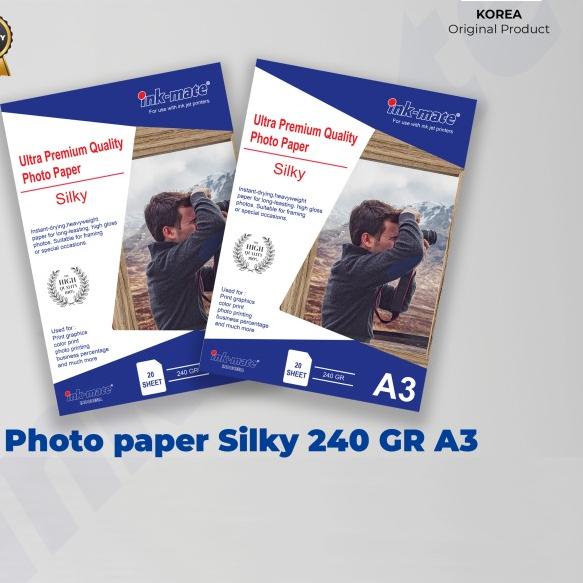 

Kertas Foto Inkmate Photo Paper Silky A3 240gr