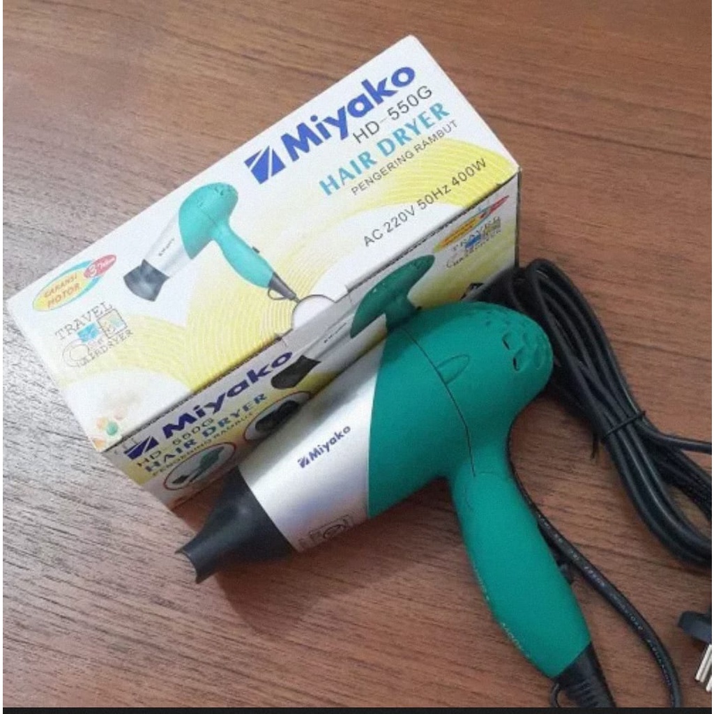 Pengering Rambut Hair Dryer Miyako HD-550G