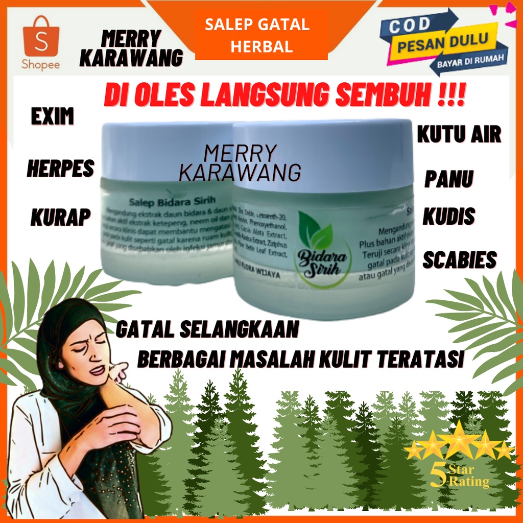 Saleb bidara sirih Salep Obat Gatal Jamur Selangkangan Eksim Jerawat Panu Kurap Dijamin Manjur 100%