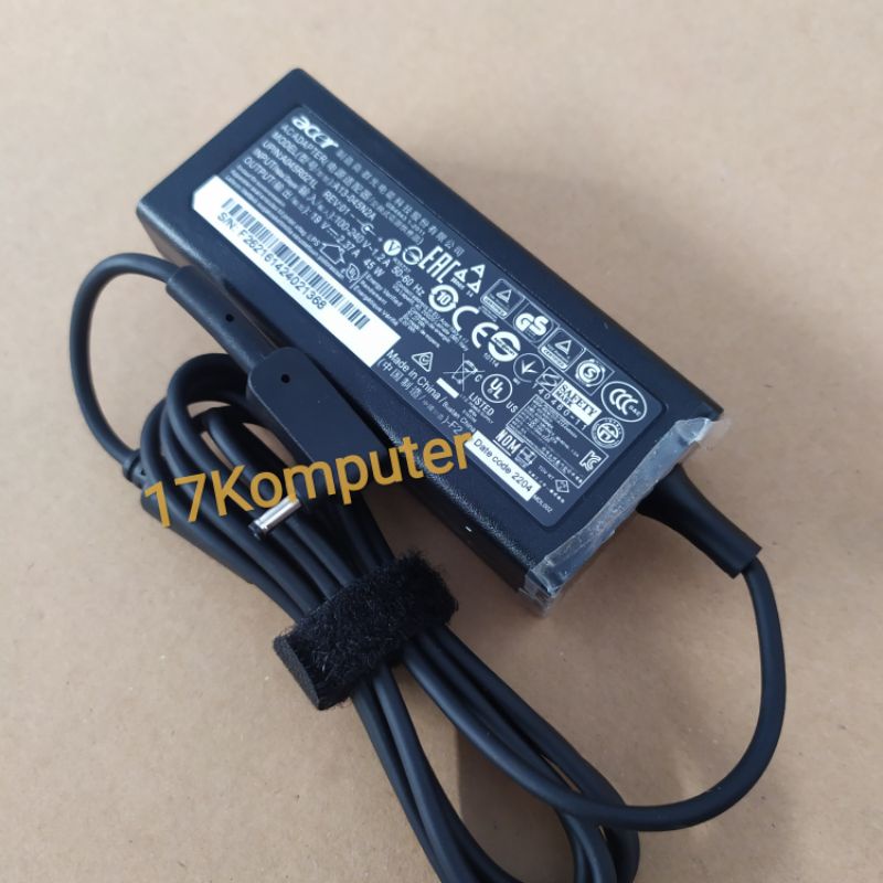Adaptor Charger Acer Swift 3 19V-3.42A 65W DC Colokan Kecil
