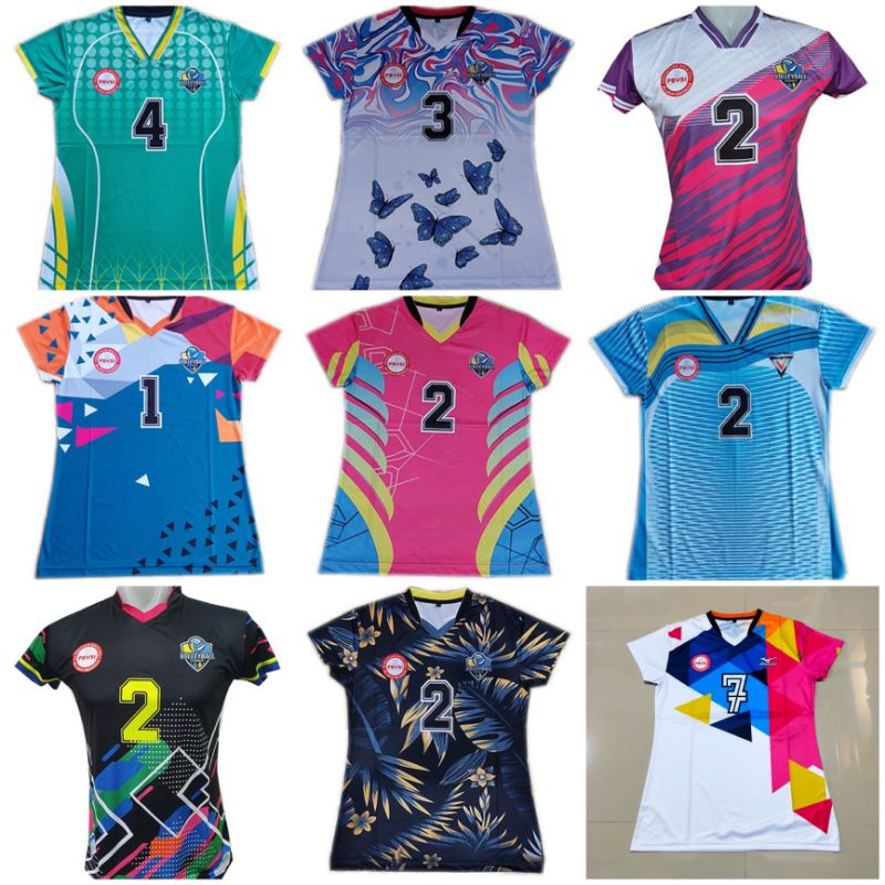PROMO COD jersey voli volly wanita full printing kaos voli cewe proliga / atasan baju voli proliga 2