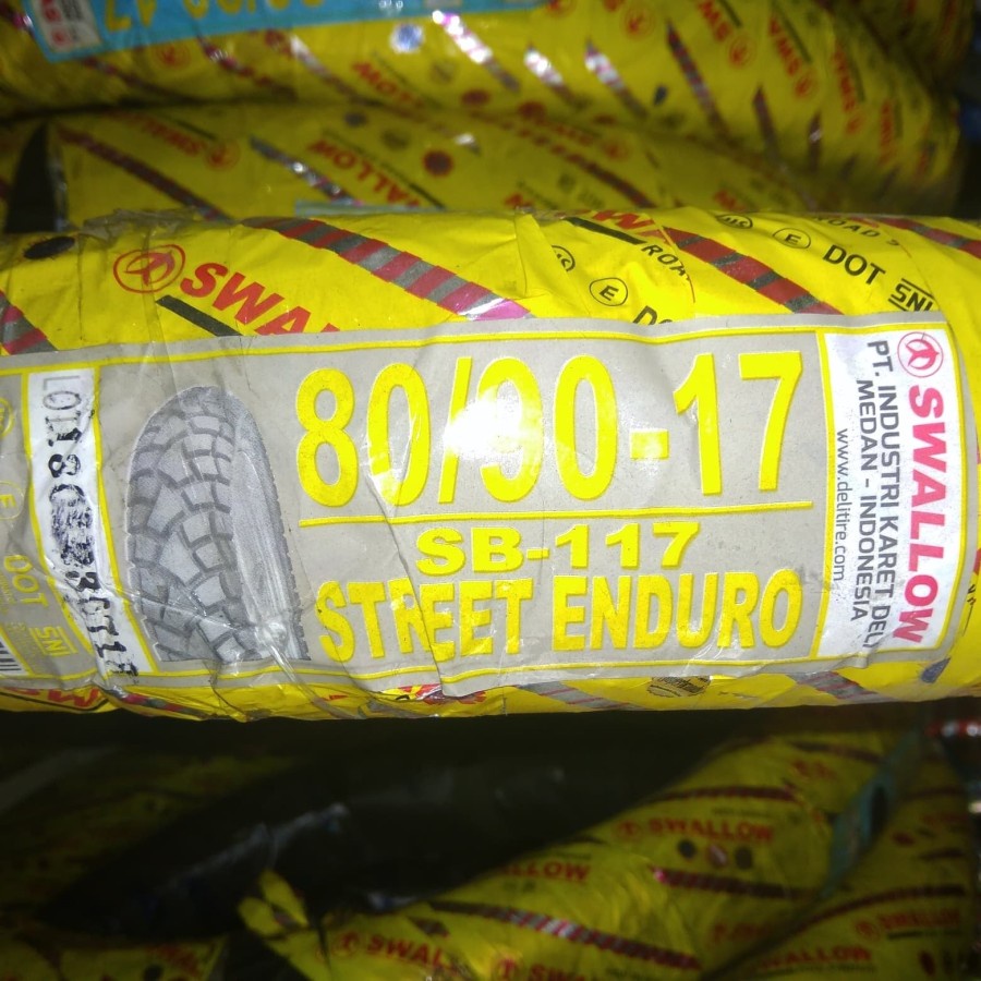 Ban Luar Swallow 80/90-17 SB117 Street Enduro (Tubetype)