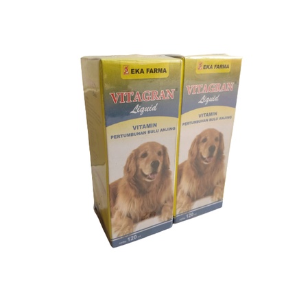 Vitamin Pertumbuhan Bulu Anjing VITAGRAN Cair 120ml - Vitamin Anjing