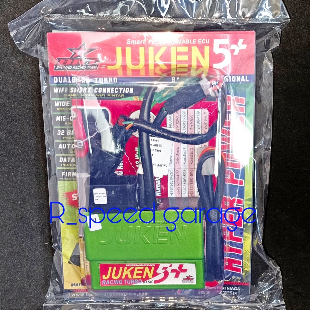 ECU BRT JUKEN 5+ PLUS RACING TURBO & TBOX VARIO 150 LED OLD