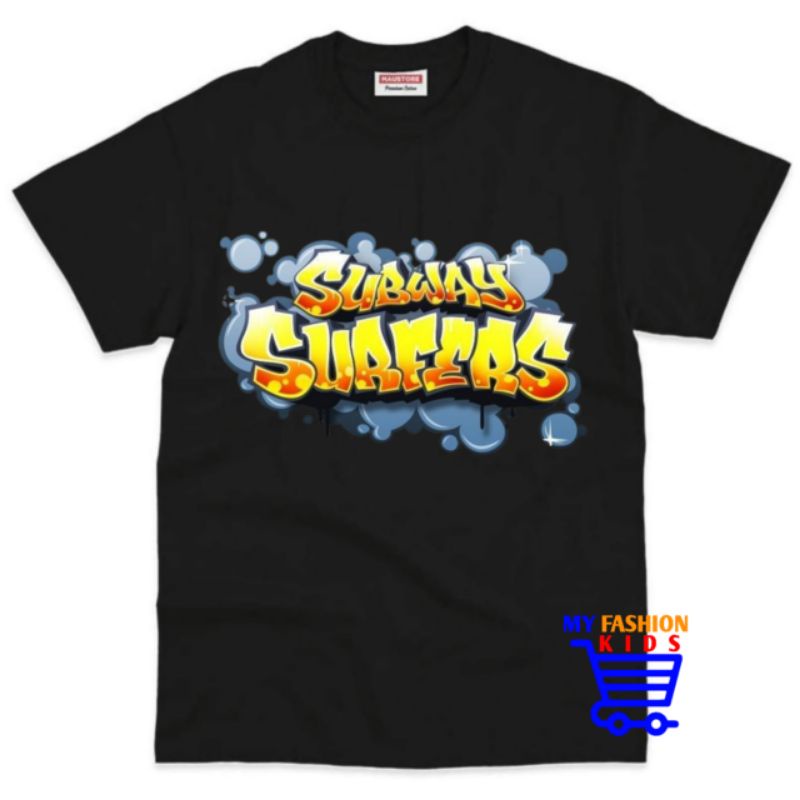 BAJU ANAK KAOS ANAK SUBWAY SURF BAHAN PREMIUM