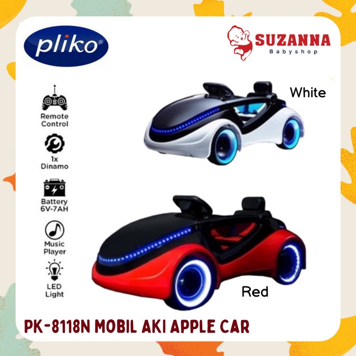 Pliko PK-8118N Mobil AKI Apple Car - Mainan Mobil