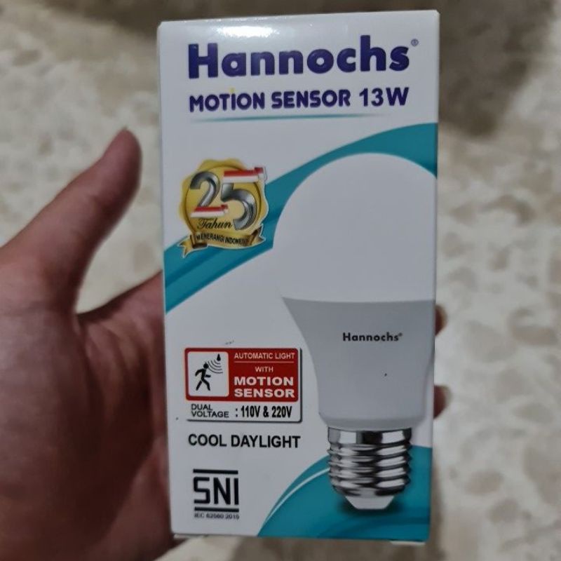 Lampu Sensor Gerak Lampu LED Sensor HANNOCHS motion sensor 5W 9W 13W