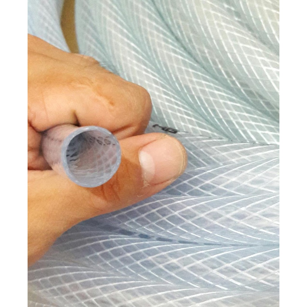 SELANG AIR SELANG KERAN KRAN TAMAN BENANG SERAT 1/2&quot; INCH PER METER BENING
