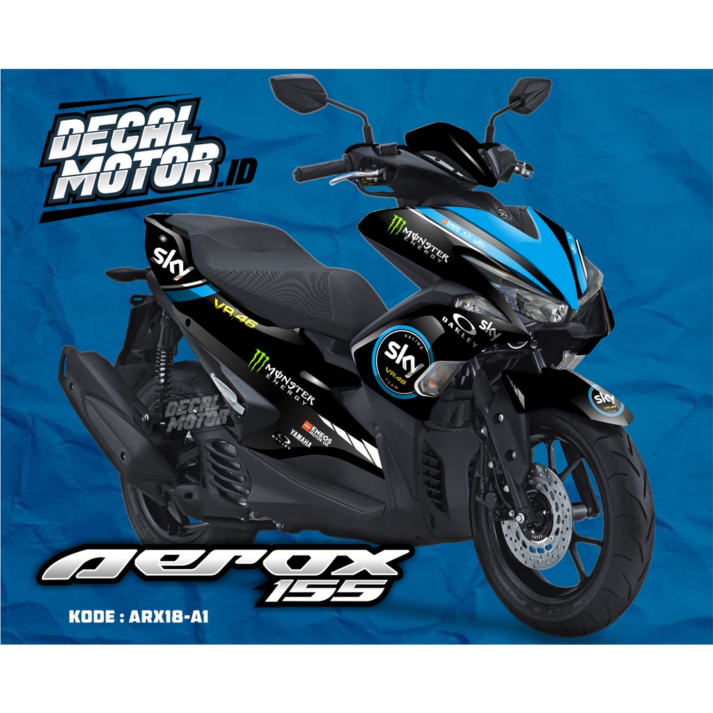 Decal Striping Aerox 155 Connected New / Striping Fullbody Aerox New / ARX