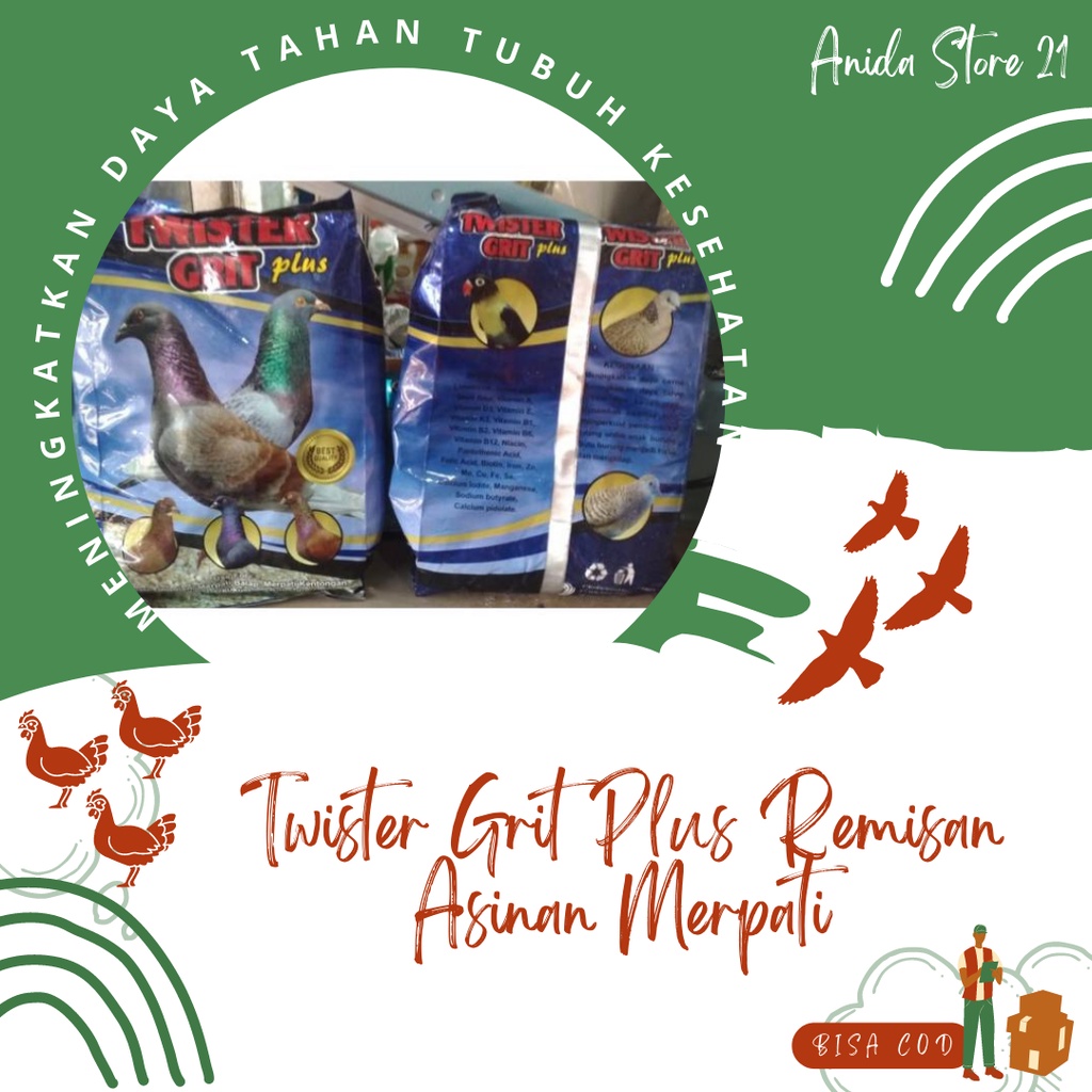 Twister Grit Plus Remisan Asinan Merpati Mingkatkan Daya Tahan Tubuh