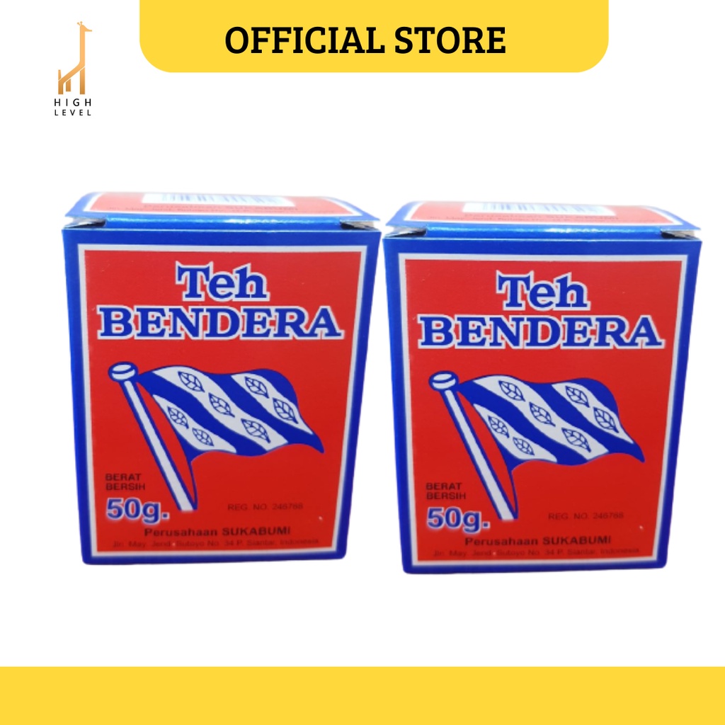 

Teh Bendera kotak Bubuk Teh Seduh Tradisional 50 gr