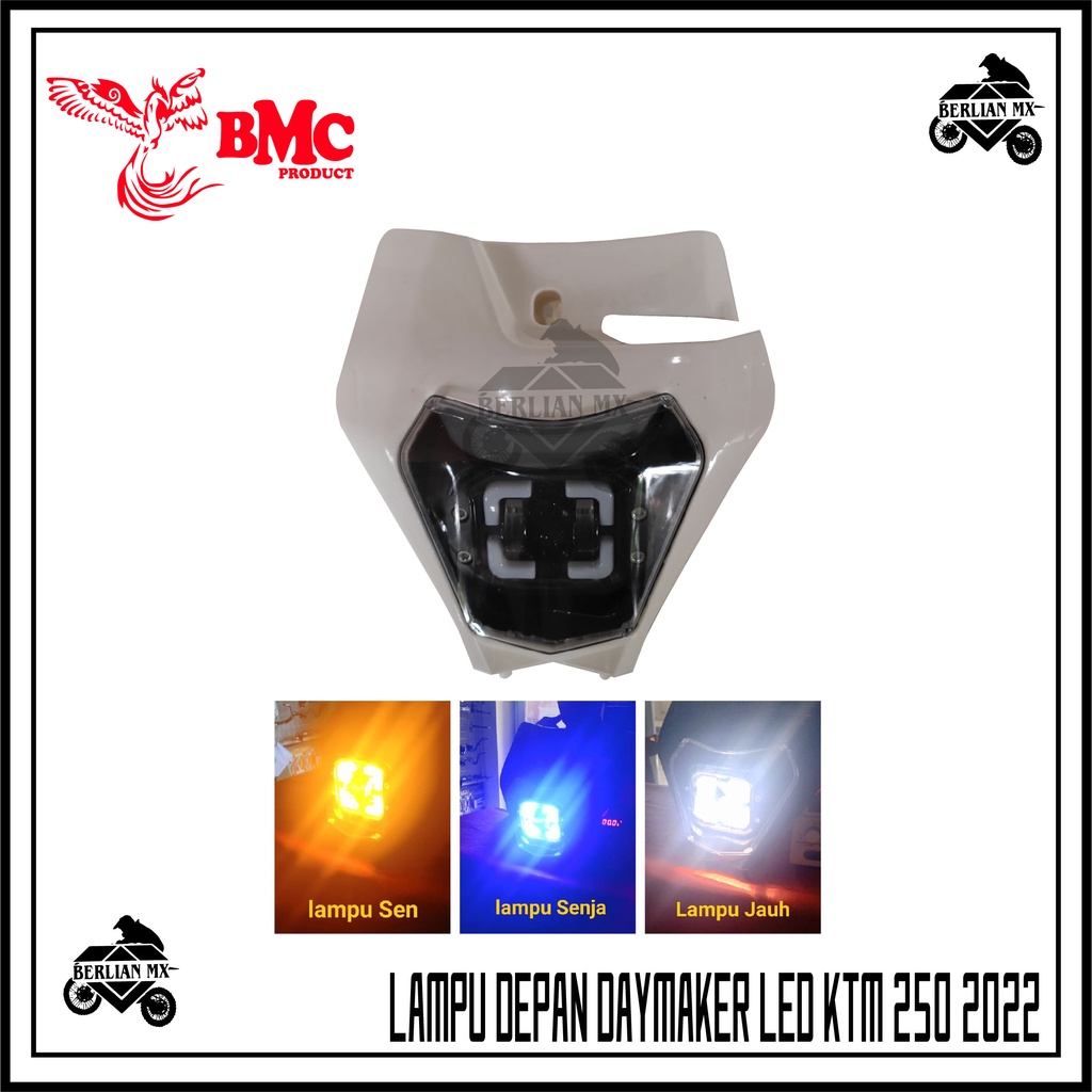 Headlamp reflektor LED DAYMAKER Lampu depan trail KTM 250 2022