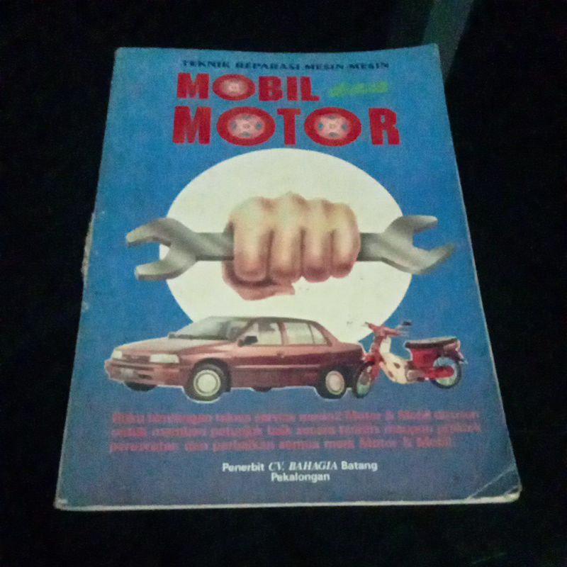 Buku Teknik Reparasi Mesin-mesin Mobil dan Motor - Preloved Buku Bekas
