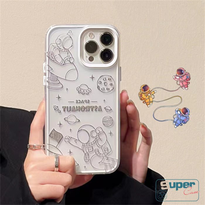 Soft Case Motif Kartun NASA Untuk OPPO A17 A54 A96 A15 A5s A16 A7 A17K A1K A76 A15s A9 A5 A53 A3s A55 A31 A16K A12 A77 A57 A95 F11 Reno 6 5F 4s 7s A77 3in1 Cover / Sarung Penutup Mesin Cuci
