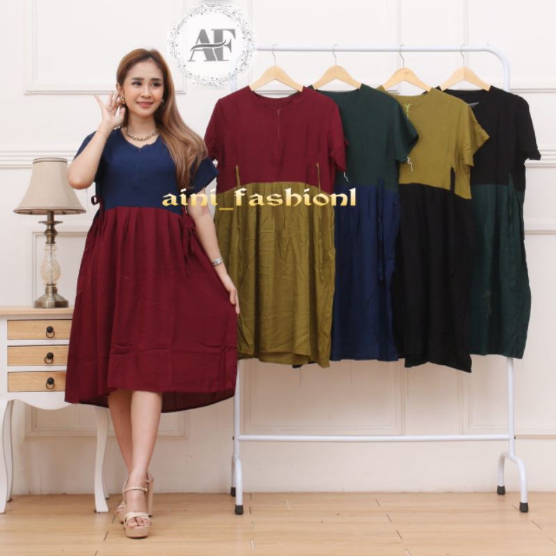 gudang daster termurah DASTER VIRAL / daster kekinian / daster santai dress kombinasi rayon
