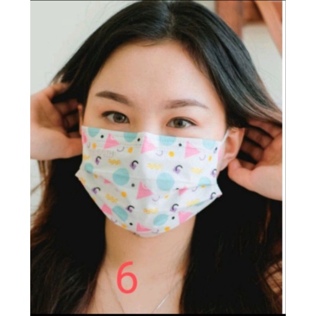 Masker Medis Motif Dewasa Colour Live 3 Ply Onehealth