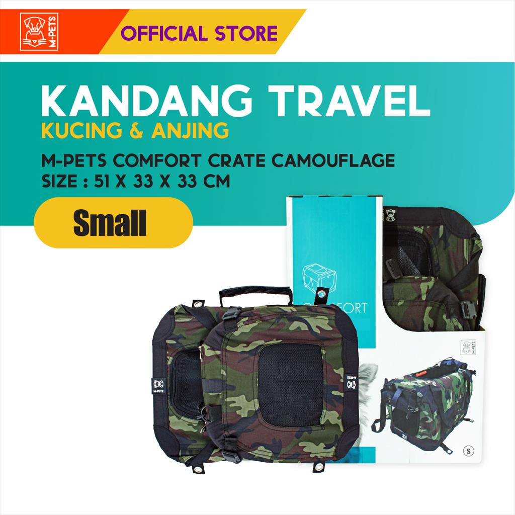 M-Pets Comfort Crate Size S / Kandang Travel Rangka Besi