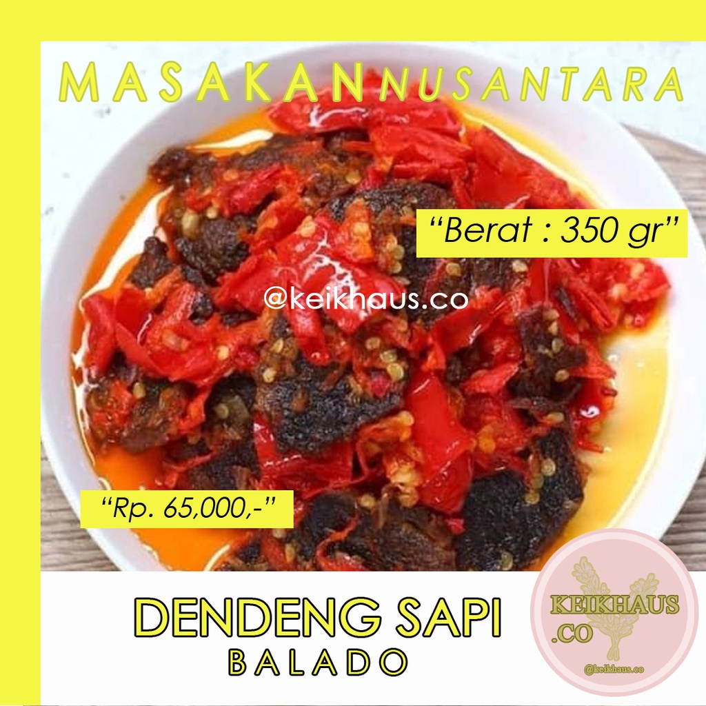 Dendeng Sapi Balado | Dendeng Sapi Balado Basah | Dendeng Batokok