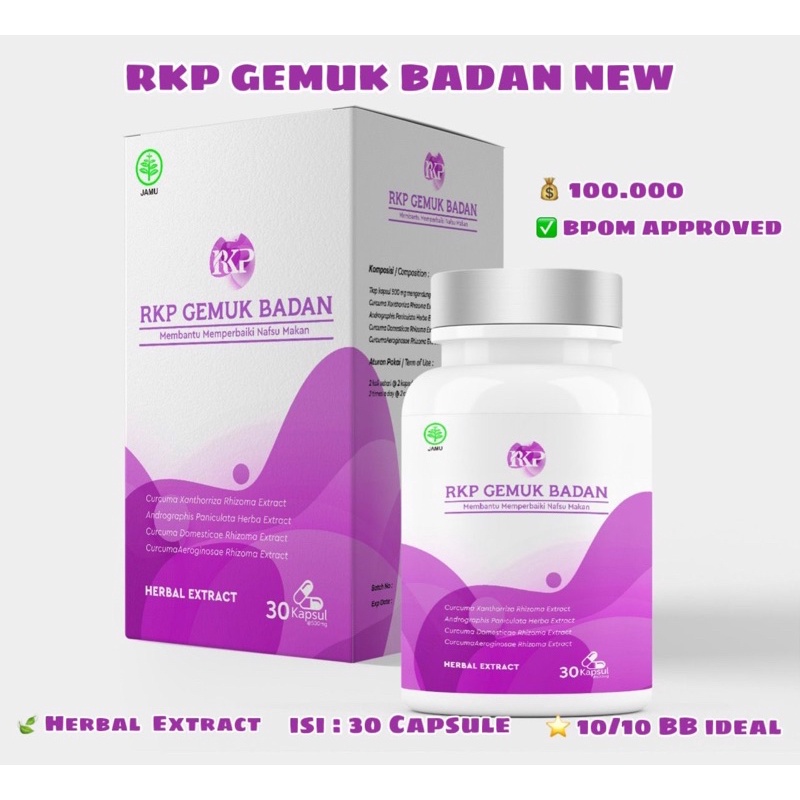 Suplemen gemuk rkp (BPOM)
