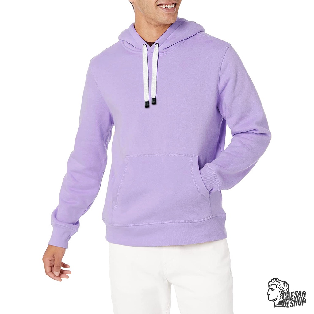 Caesar Olshop - Basic Plain Hoodie Unisex - Orchid Purple