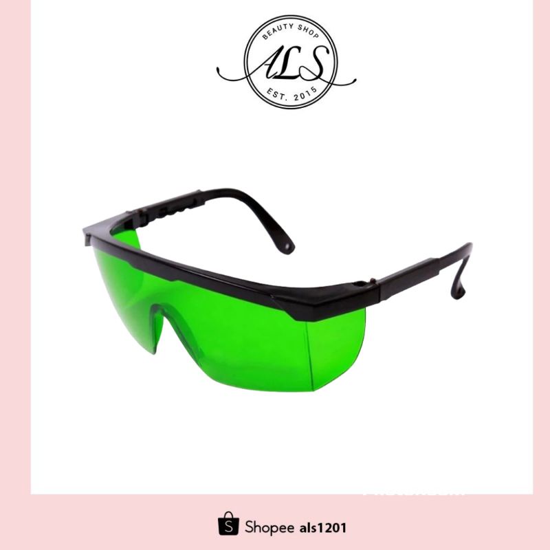 Kacamata Hijau Anti Laser Protection Picosecond IPL Laser  Wajah Laser