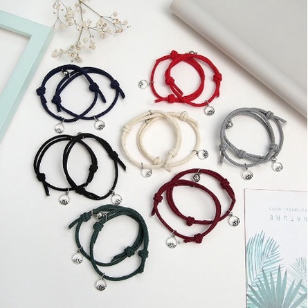 Gelang Magnet Persahabatan Bracelets Wanita 2pcs / 1Pas